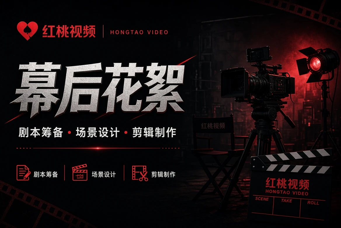 红桃视频影视制作现场画面